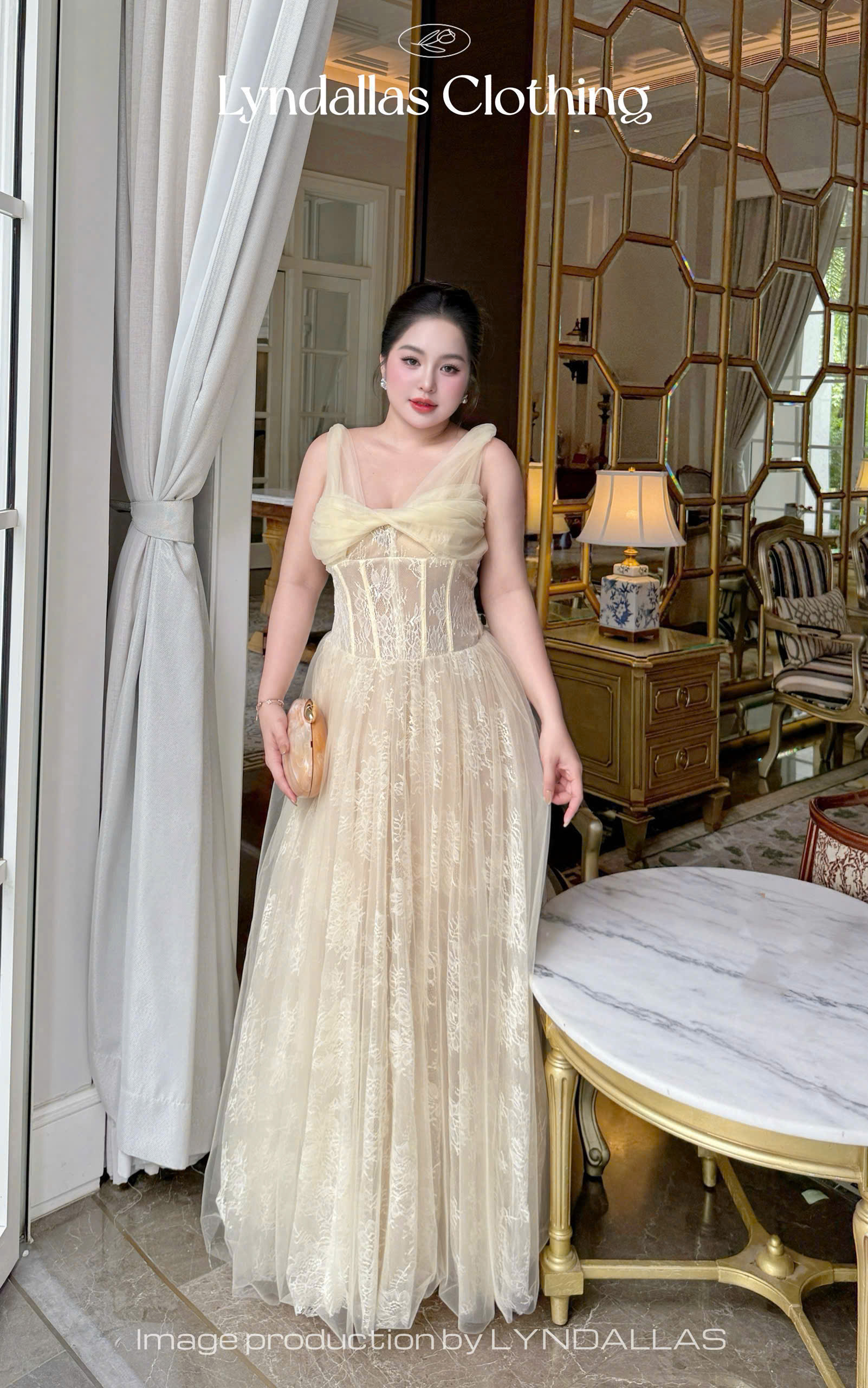 Đầm Tiệc Nude TN0321