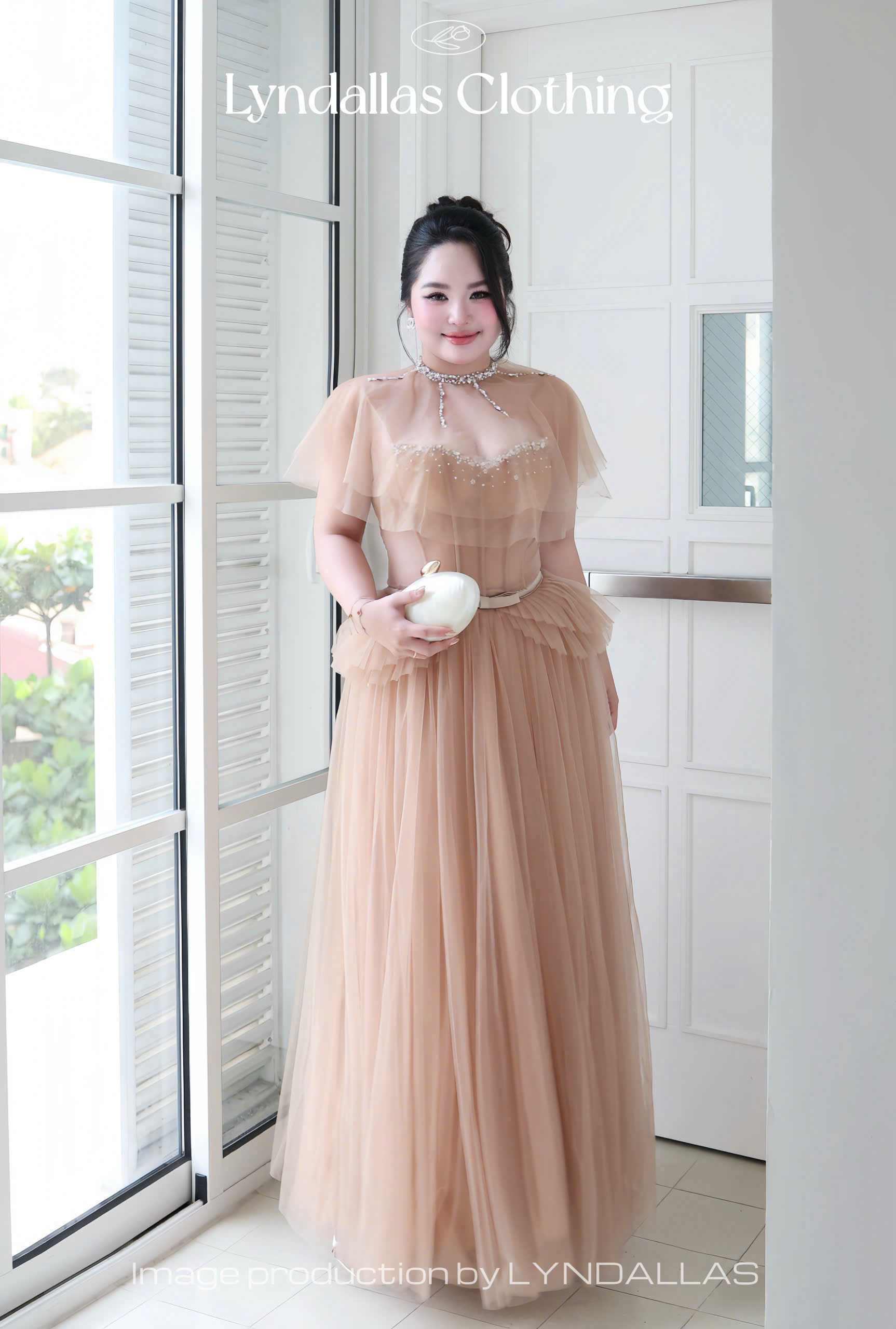 Đầm Tiệc Nude TN0323